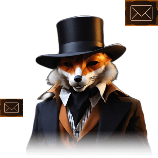 guyFoxWithEnvelope